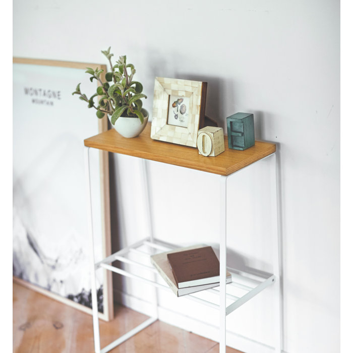 Yamazaki USA Tosca Yamazaki Home Narrow Living Room End Table, Slim